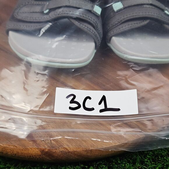 Vionic Sarah Sandals Womens 10 Gray Casual Orthotic Adjustable Sport Slides - Picture 11 of 11